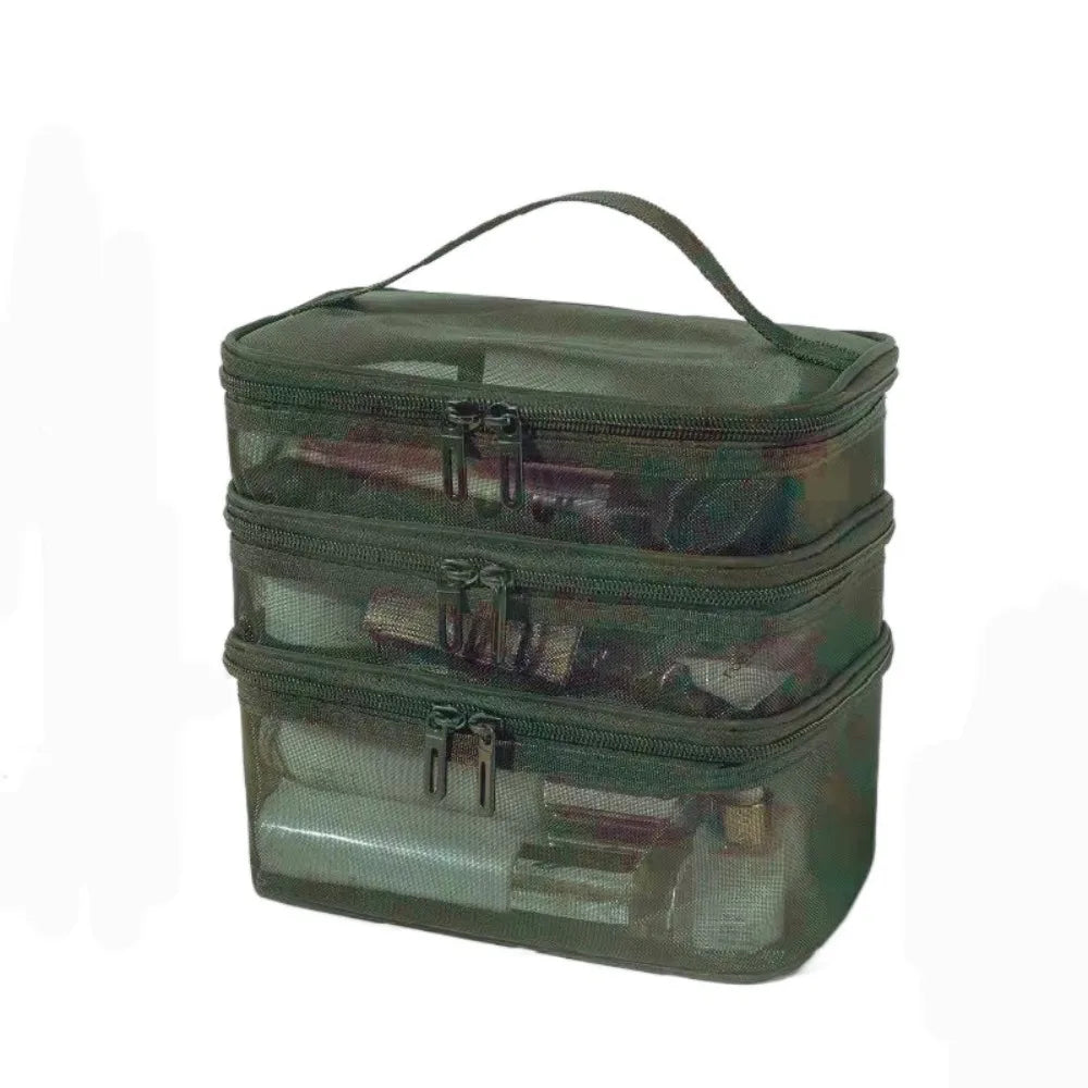 Bathroom Cosmetic Luxury Organiser Wholesale Travel Makeup Bag Transparent Cosmetic Storage Organizer Portable Toiletry Bag Skincare Makeup Carrier Vacation Travel Essentials Beauty Organizer Waterproof Cosmetic Case