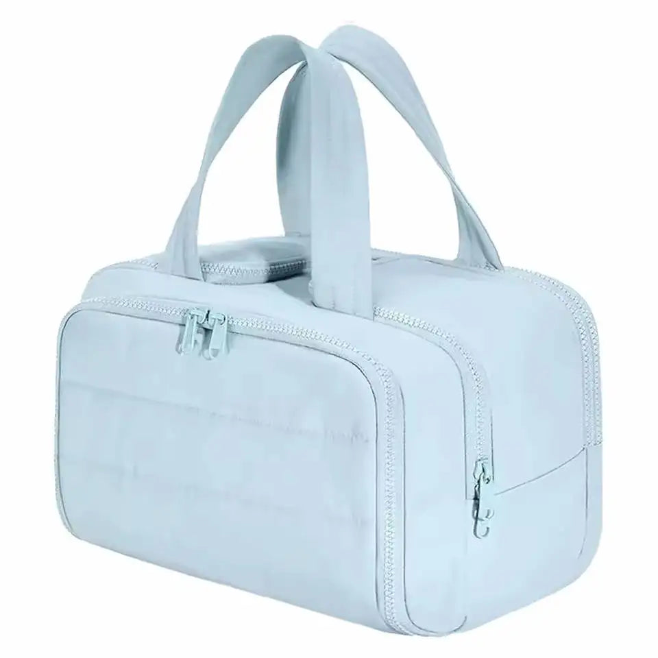Multi Pockets Cosmetic Bag Female Travel Wash Handbag Bathroom Partition Shower Makeup Pouch Waterproof Toiletries Organizer