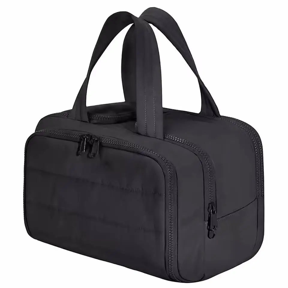 Multi Pockets Cosmetic Bag Female Travel Wash Handbag Bathroom Partition Shower Makeup Pouch Waterproof Toiletries Organizer