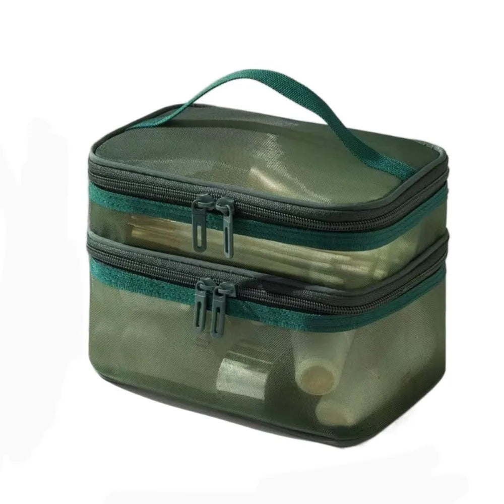 Bathroom Cosmetic Luxury Organiser Wholesale Travel Makeup Bag Transparent Cosmetic Storage Organizer Portable Toiletry Bag Skincare Makeup Carrier Vacation Travel Essentials Beauty Organizer Waterproof Cosmetic Case