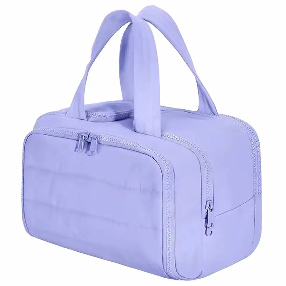 Multi Pockets Cosmetic Bag Female Travel Wash Handbag Bathroom Partition Shower Makeup Pouch Waterproof Toiletries Organizer