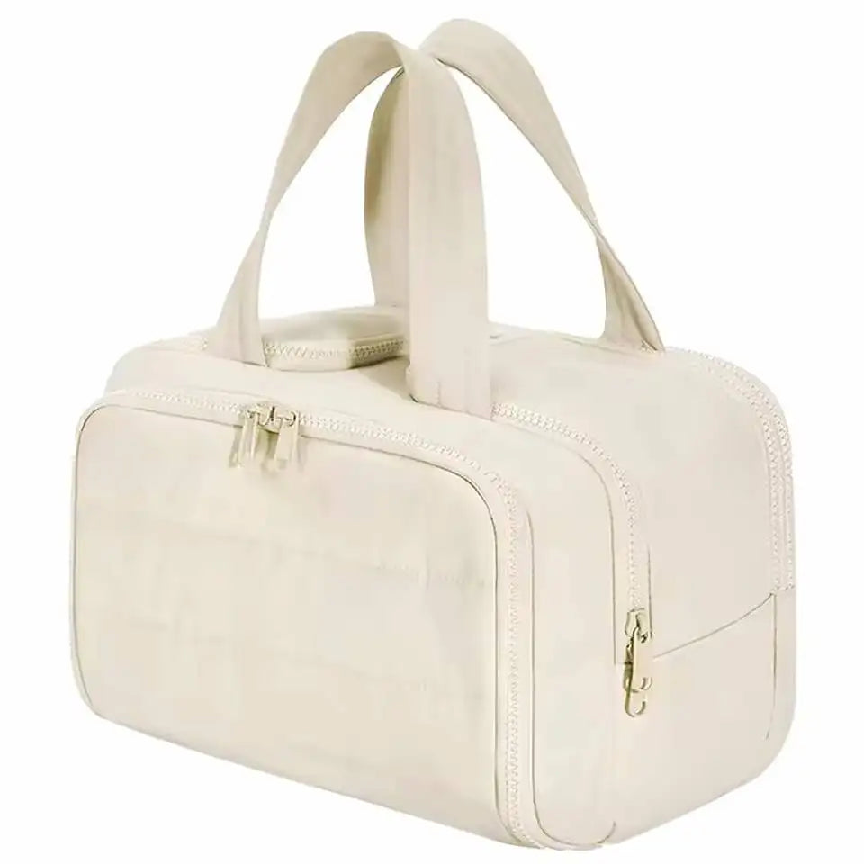 Multi Pockets Cosmetic Bag Female Travel Wash Handbag Bathroom Partition Shower Makeup Pouch Waterproof Toiletries Organizer